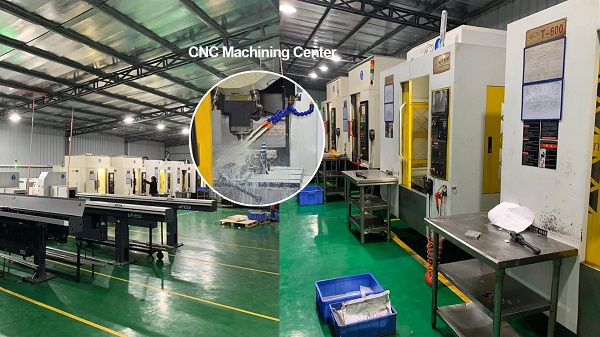 CNC machining on industrial production lines