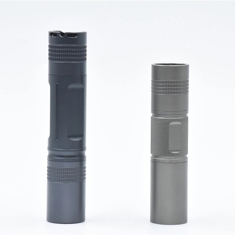 CNC Machining Aluminum Flashlight Body Shell Parts