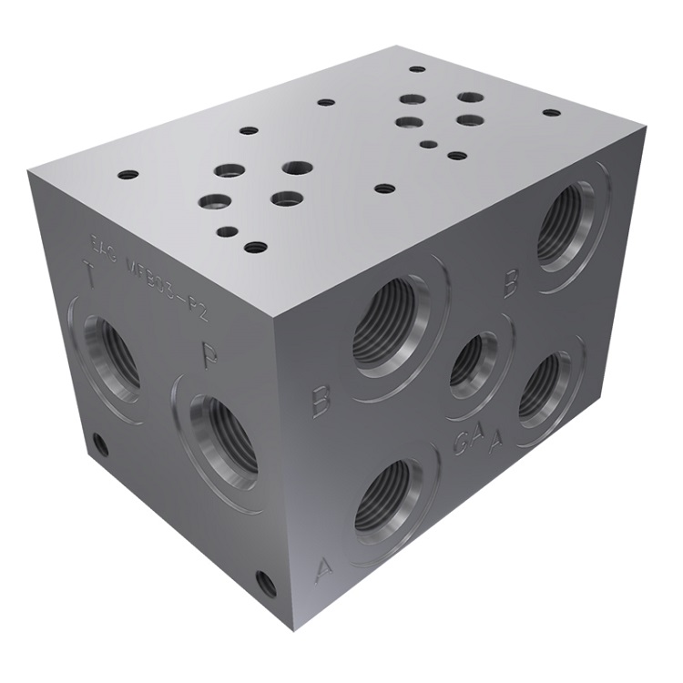 CNC Machining Hydraulic Manifold Block