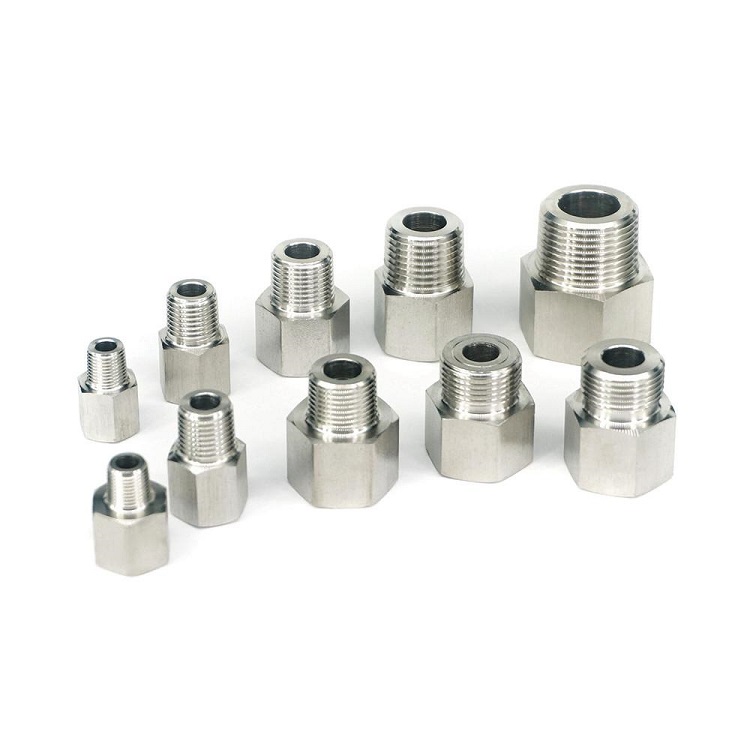 CNC Machining SS304 Tube Fitting Connector Parts