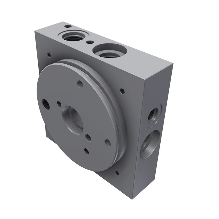 CNC Machining Aluminum Hydraulic Central Blocks