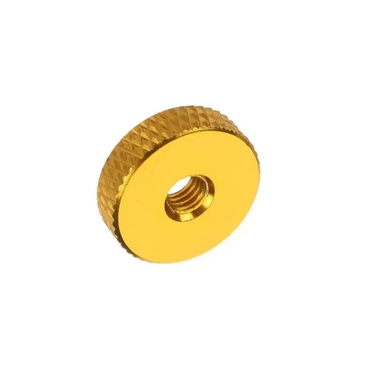 CNC Machining Copper Knurled Thumb Nuts