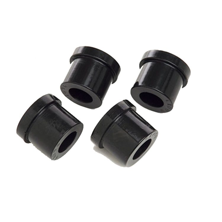 Custom Plastic Nylon POM Black Flange Bushing